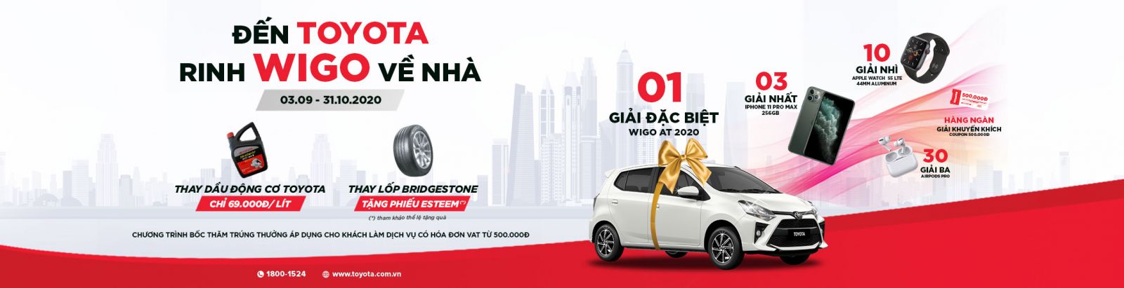 ĐẾN TOYOTA, RINH WIGO VỀ NHÀ