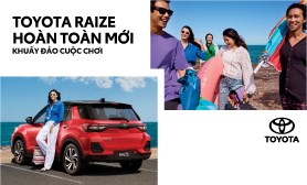 TOYOTA VIỆT NAM CHÍNH THỨC GIỚI THIỆU TOYOTA RAIZE HOÀN TOÀN MỚI – KHUẤY ĐẢO CUỘC CHƠI